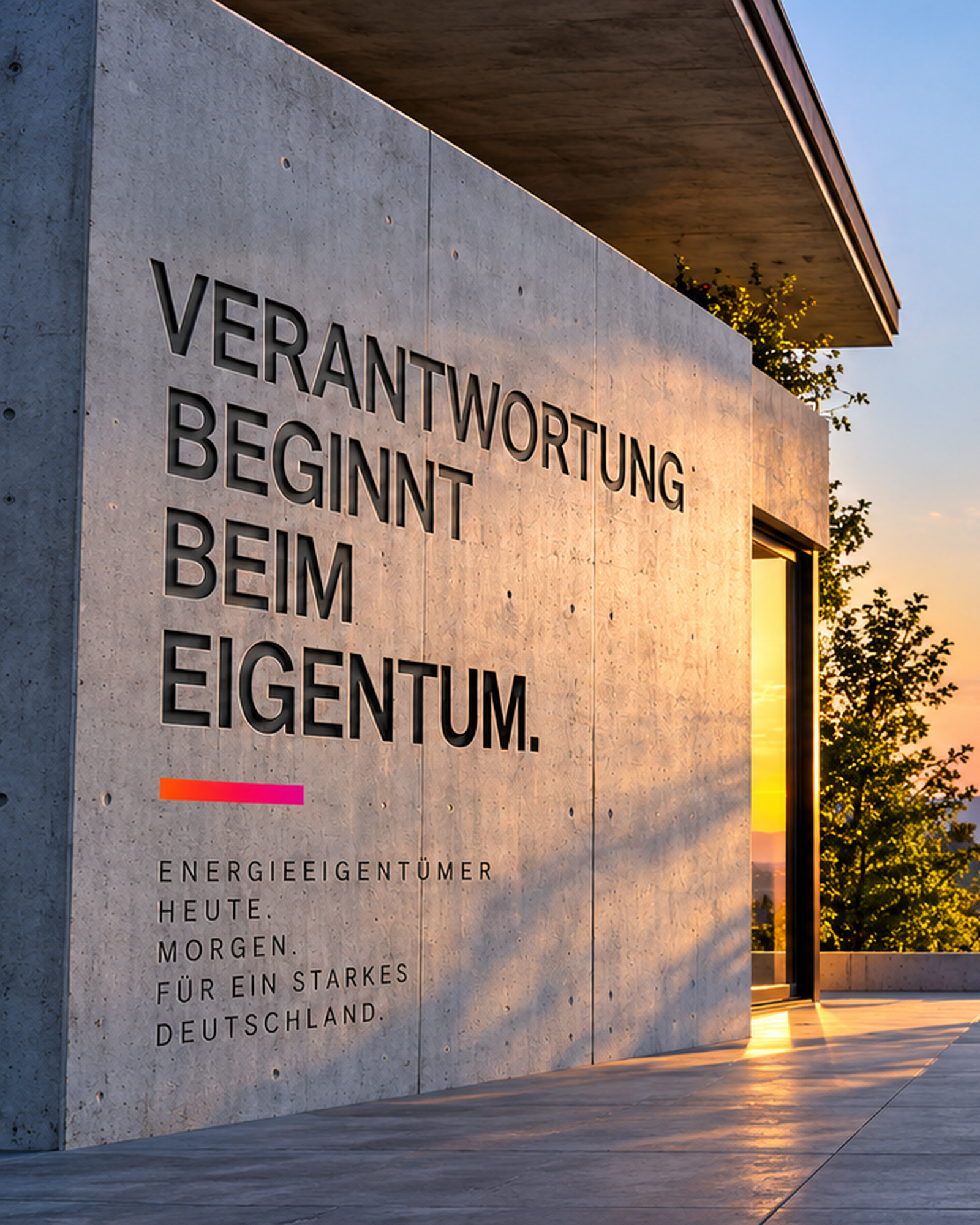 Architekturmotiv: Verantwortung beginnt beim Eigentum